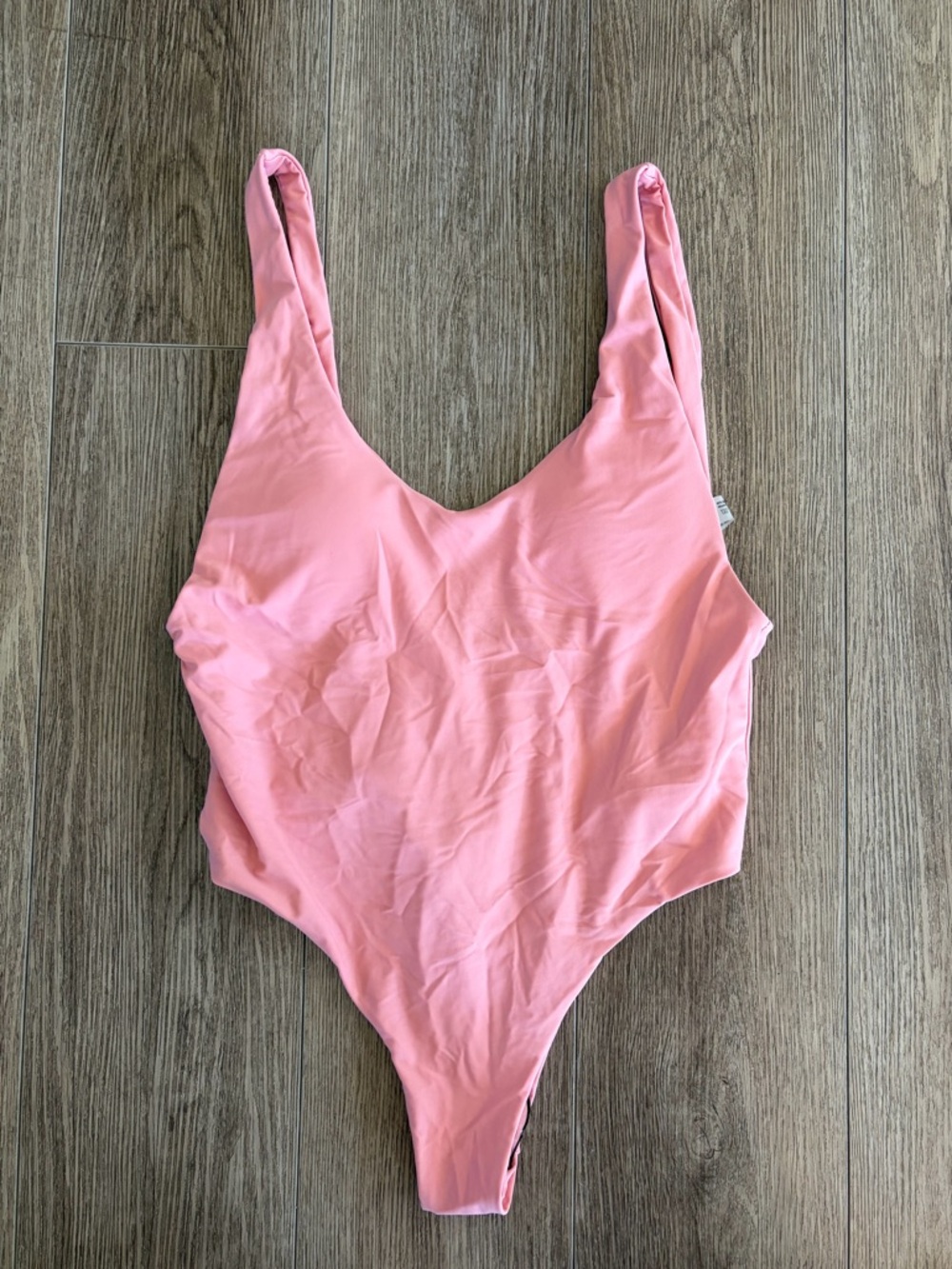 SHEIN Soft Pink One-Piece Swimsuit